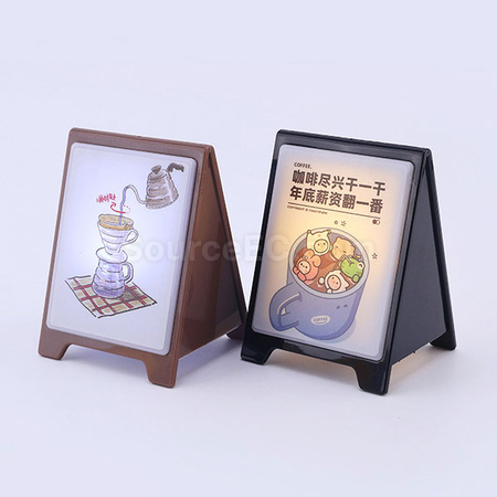 Triangle Light Up Acrylic Standee