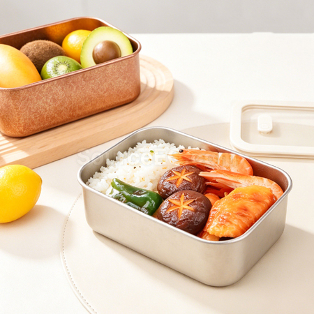 Customization Pure Titanium Bento Box Corporate Gifts