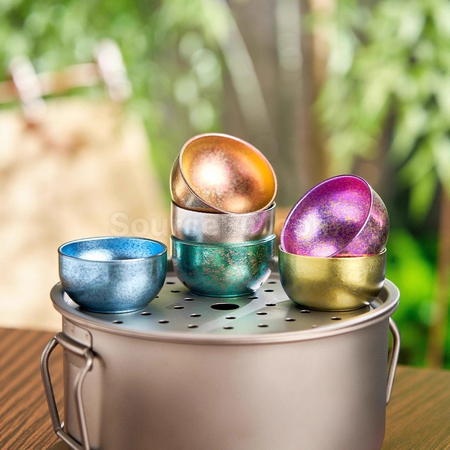 Customization Pure Titanium Tea Cup Corporate Gifts
