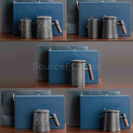 Customization Ceramic Tea Infuser Mug Corporate Gifts