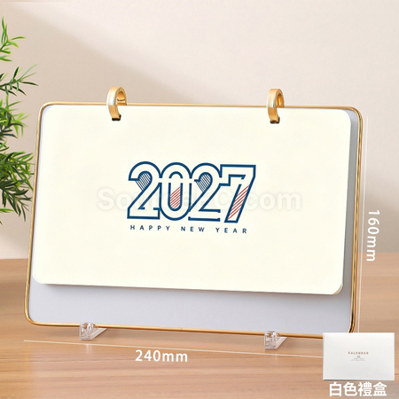 Customization Business Simple Leather Desk Calendar Corporate Gifts