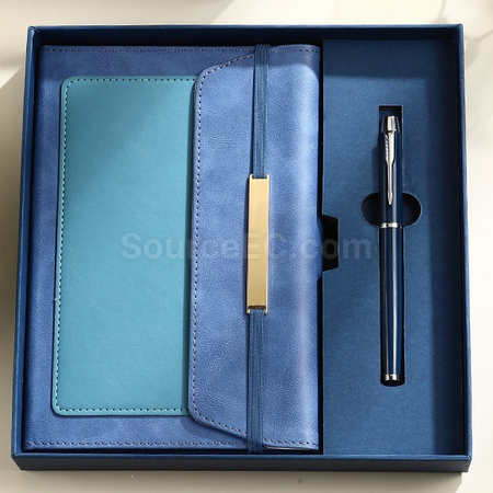 Customization A5 Strap Notebook Set Corporate Gifts