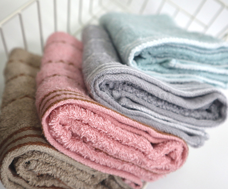 Customization 【Taiwan-made】Wave Satin Stripe Coffee Yarn Towel Corporate Gifts