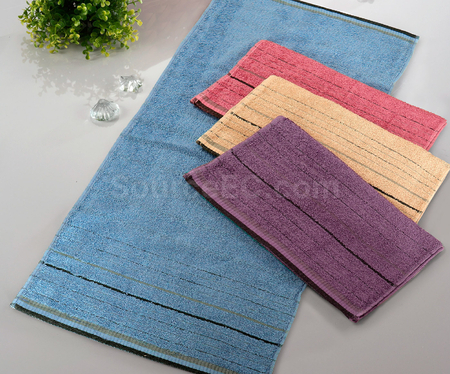 Customization 【Taiwan-made】Dark Graphene Horizontal Stripe Towel Corporate Gifts