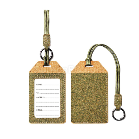 Coffee Grounds Tea LeavesAnd Cork Luggage Tags