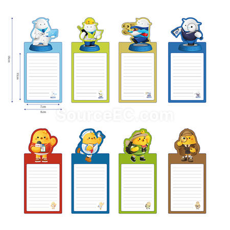 Refrigerator Magnet Memo Pad