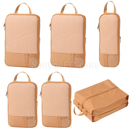 Customization Travel Compression Packing Cubes Set (6 PCS) Corporate Gifts