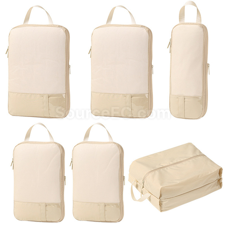 Customization Travel Compression Packing Cubes Set (6 PCS) Corporate Gifts