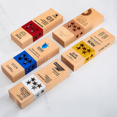 Customization Creative Wood Trophy Corporate Gifts