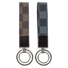 Checkered PU Key Holder
