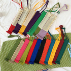 Pleated-design Canvas Bag