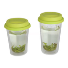260ML Silica Double Glass Cup 
