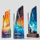 Color Printed Crystal Trophy