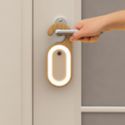 Human body sensing message light