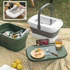 Multifunctional Portable Table Basket With Cutlery Storage Box
