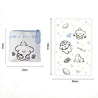 Digital printed handle pillow blanket