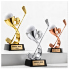 Metal Golf Trophy
