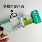 Customized Acrylic Pull-Out Color-Changing Ticket Stub