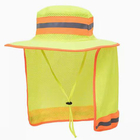 High‑Visibility Fluorescent Bucket Hat for Outdoor Work
