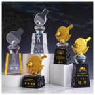 Table Tennis Metal Trophy