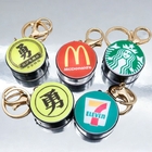 Advertising Sign Lightbox Keychain-Circle