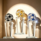 Football Crystal Trophy