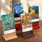 CustomizationWooden Oil Painting Desk CalendarCorporate Gifts