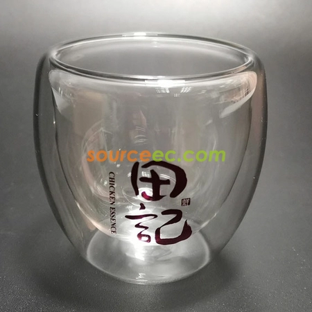 Double Wall Cute Glass Malaysia Corporate Gift Supplier